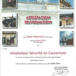 Installateur sécurité en Couverture